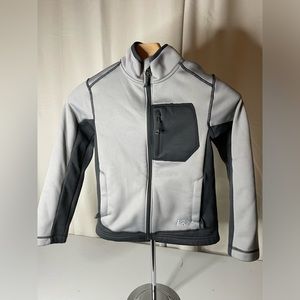 Boys REI mid-weight gray jacket